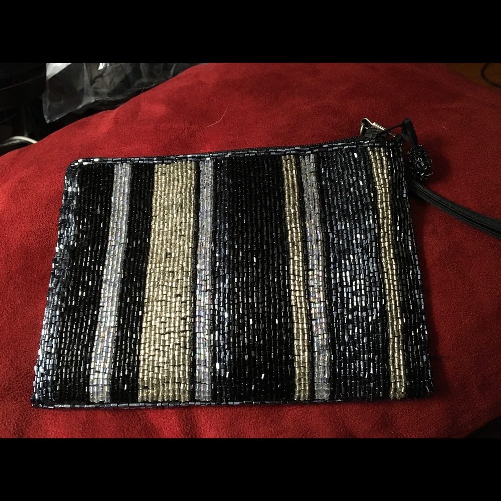 Amanda Smith beaded wristlet